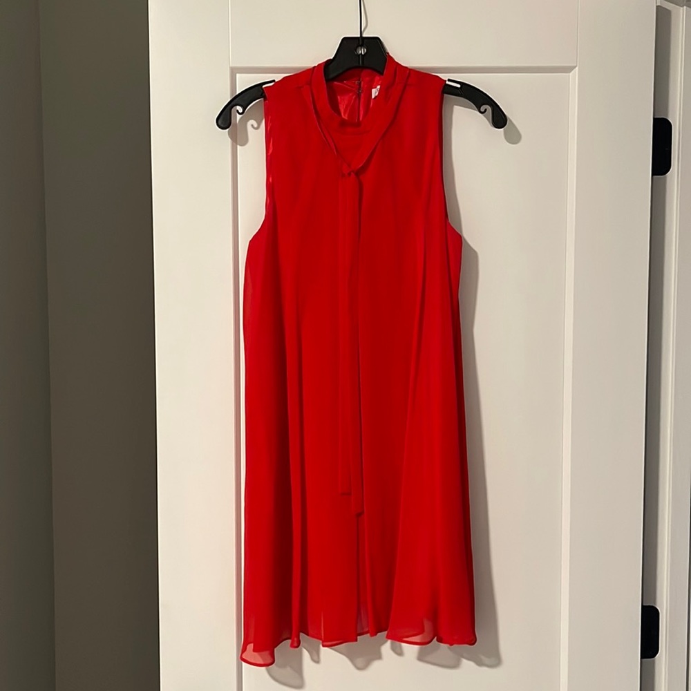 BCBG red mini dress
